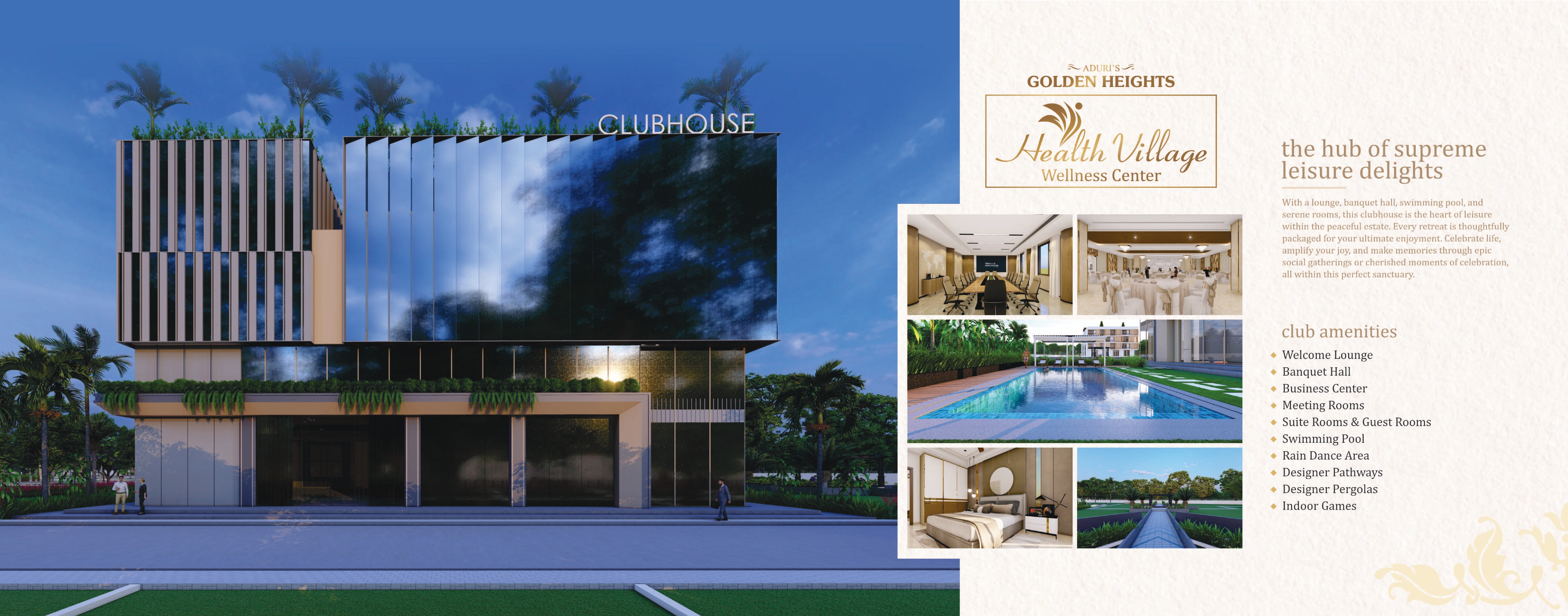 Aduri Golden Heights E-Brochure - The Hub of Supreme Leisure Delights
